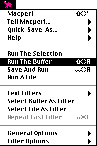 Bild mit Perl Men&uuml; des Alpha Editors