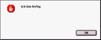 Bild einer MacPerl Meldungsbox